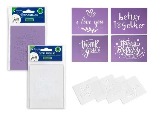 [330803] PLANTILLAS PP PARA LETTERING - FRASES 4 UND