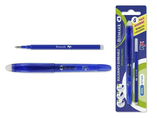 BOLIGRAFO BORRABLE BISMARK C/CAP+1 RECAMBIO