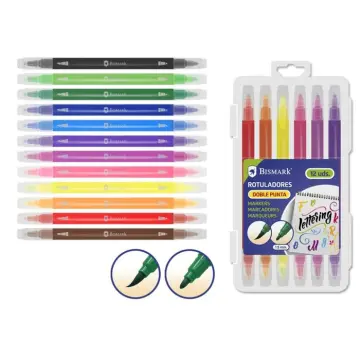 [328343] ROTULADOR DOBLE PUNTA PARA LETTERING SET 12