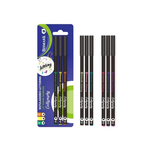 [330623] SET 3 ROTULADORES CALIGRAFIA LETTERING COLORES
