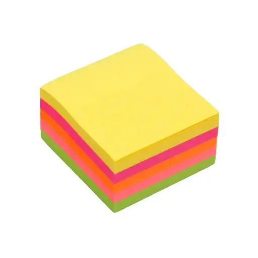 [324222] TACO ADHESIVO NEON 76x76 MM 450 HOJAS