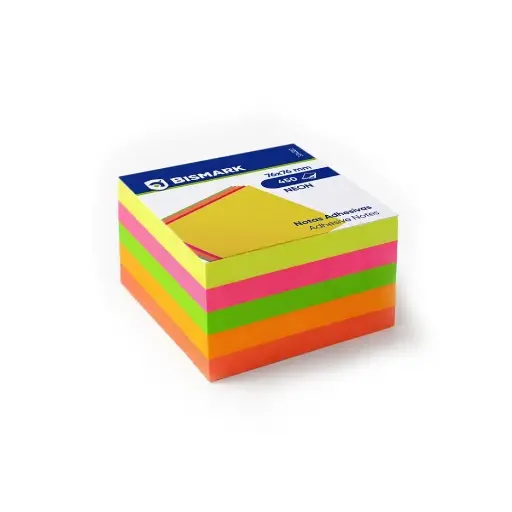 [324222] TACO ADHESIVO NEON 76x76 MM 450 HOJAS