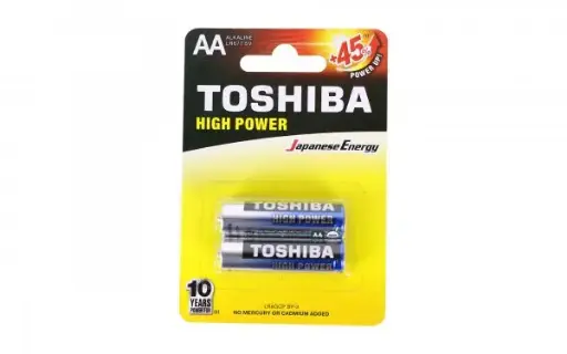 [LR6GCP/BP-2] PILAS TOSHIBA HIGH POWER AA 1.5V
