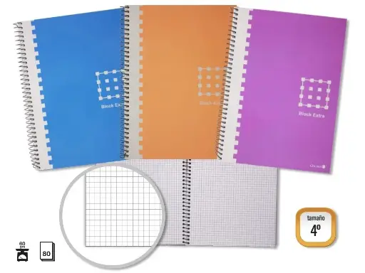 [317688] CUADERNO T.E. 4º 80 H. cuadros