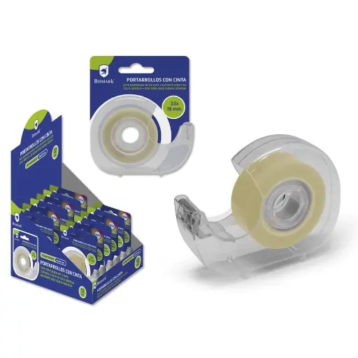 [327495] PORTARROLLOS CON CINTA ADHESIVA BISMARK