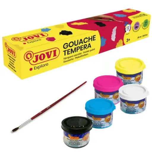 [JOVI-505] GOUACHE - TÉMPERA JOVI PACK 5 BOTES