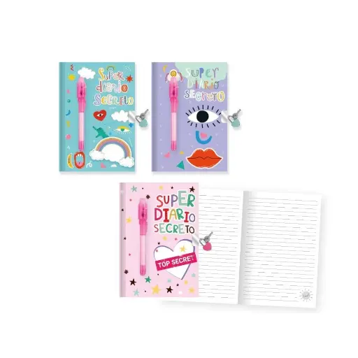 [332085] DIARIO CON CANDADO Y BOLIGRAFO INVISIBLE BEST FRIENDS