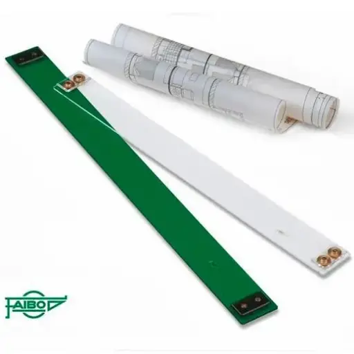 [116-60T] REGLA PARA TRAZAR PARALELAS (PALALEX) 60CM METACRILATO CRISTAL - FAIBO -
