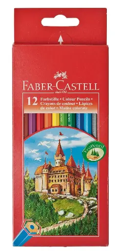 [120112] FABER CASTELL LÁPICES DE COLORES CLASSIC C/SURTIDOS ESTUCHE 12 UD