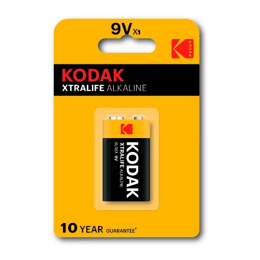 [30952010] PILA ALCALINA KODAK XTRALIFE 9V