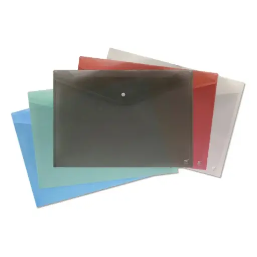 [323989]  CARPETA SOBRE DE POLIPROPILENO CON BROCHE A3 COLORES SURTIDOS - BISMARK -