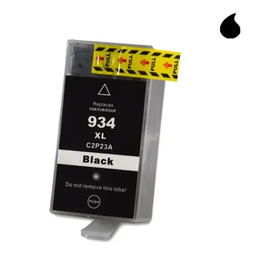 [IHP-934BK] C2P23AE CARTUCHO GENERICO HP NEGRO (N 934XLBK) 1.000 pag. - HP934BK