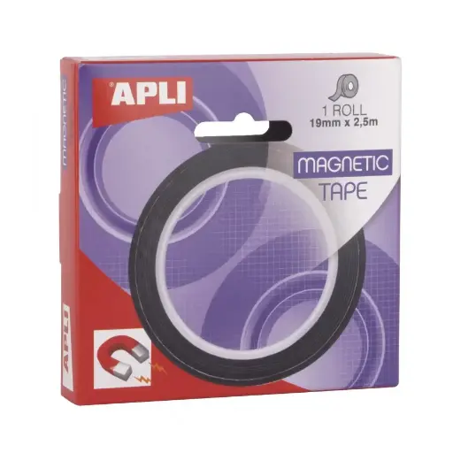 [17724] Cinta adhesiva magnética 19 mm x 2,5 m - APLI