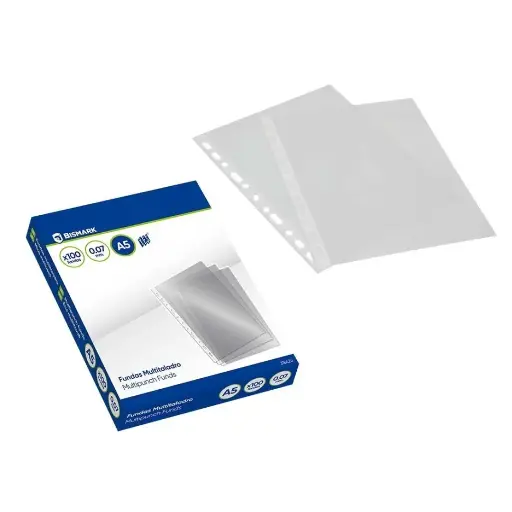 [318424] PP Funda Multitaladro A5 .caja 100 unidades 0.07m BISMARK